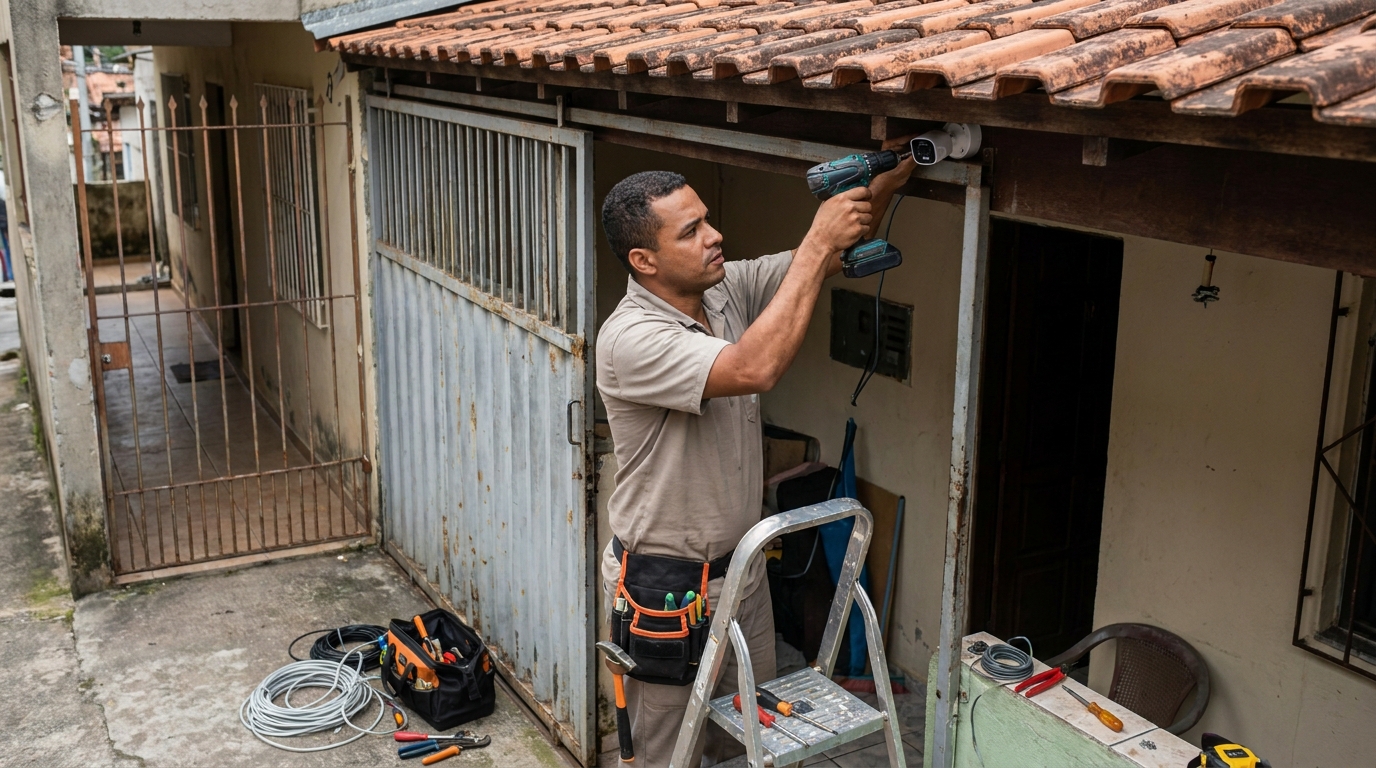 Instalação de Câmera Residencial em Natal‑RN
