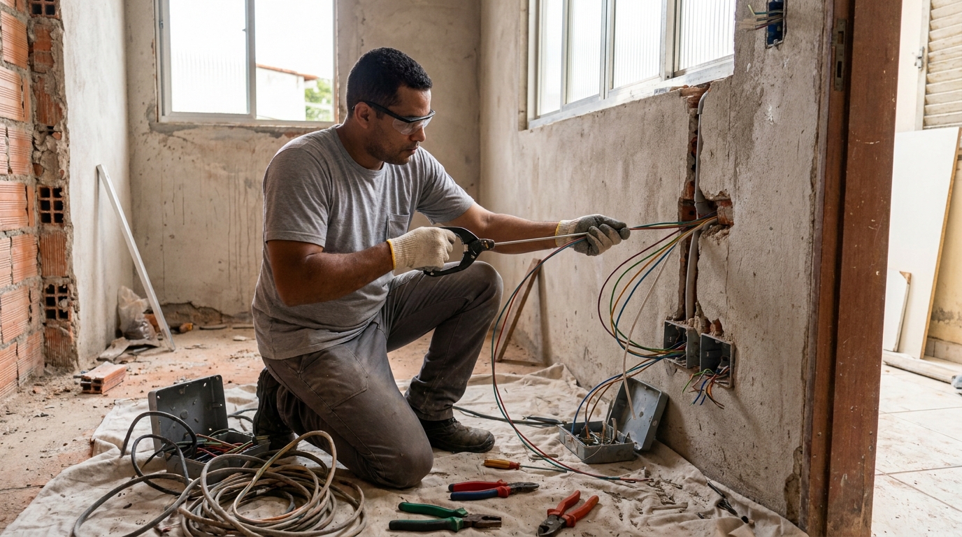 Troca de Cabos Danificados em Natal‑RN